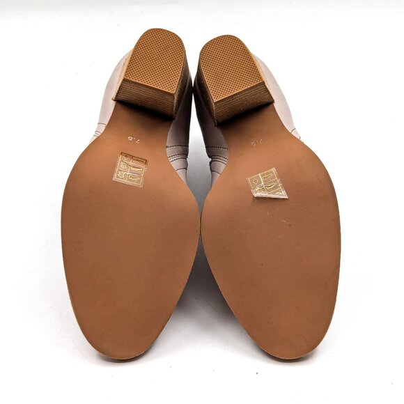 Jeffrey Campbell Women Rosalee Ivory Leather Western Cowboy Boots size 7.5 - Picture 6 of 12